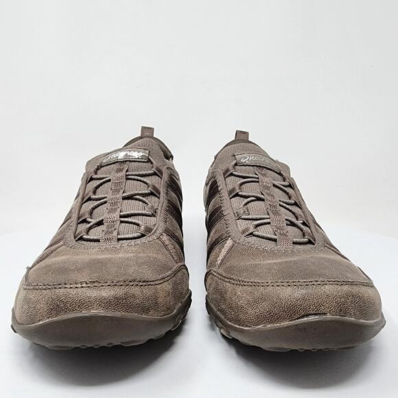 Skechers Breathe Easy Sneaker Women 9M Remember Me DKTP Brown Slip-on 100371 - Picture 4 of 10